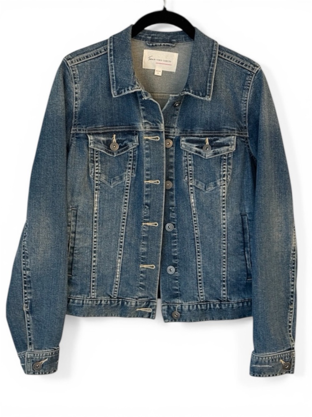 Two by Vince Camuto Women's Medium Blue Denim Jacket